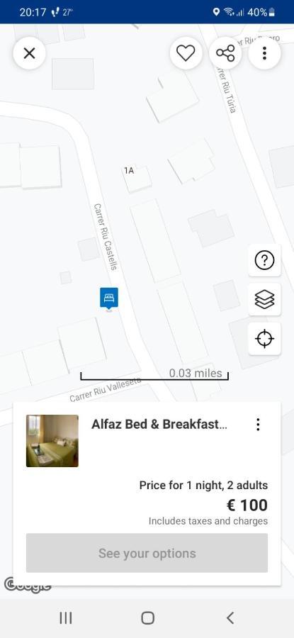 Alfaz Bed & Breakfast ラルファス・デル・ピ エクステリア 写真